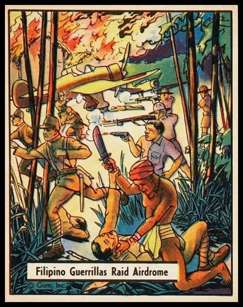 38 Filipino Guerrillas Raid Airdrome